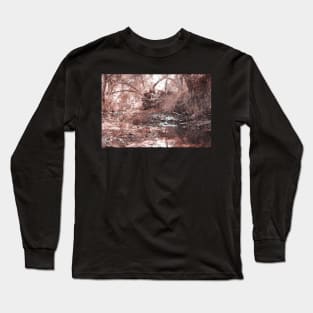 Photo of Peaceful Jungle Stream in California V2 Long Sleeve T-Shirt